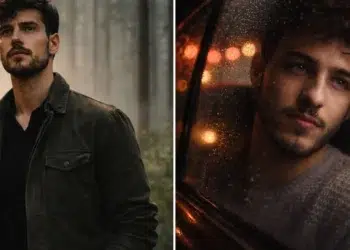Two cinematic portraits of men