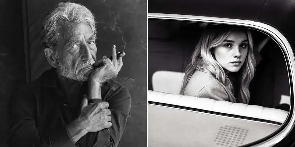 black and white portraits