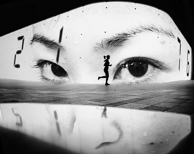 Observations - Black and White Street Photography Timing and Composition