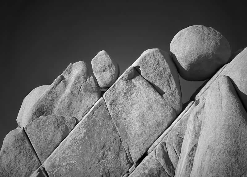 Land - Silver: Balancing Boulders by Alan Lemire - Black and White Photography of Nature One Exposure Awards