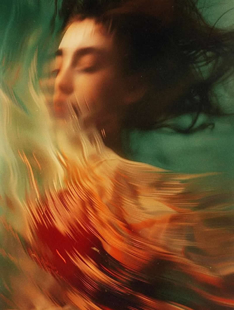 Fine Art Portraits in Motion That Explore the Idea of Inner Bloom by Caspar Jade