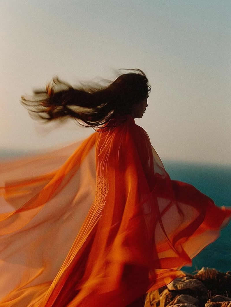 Fine Art Portraits in Motion That Explore the Idea of Inner Bloom by Caspar Jade