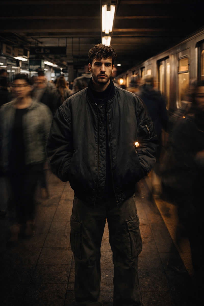 Google Gemini AI Prompts to Create Cinematic Male Model Portraits