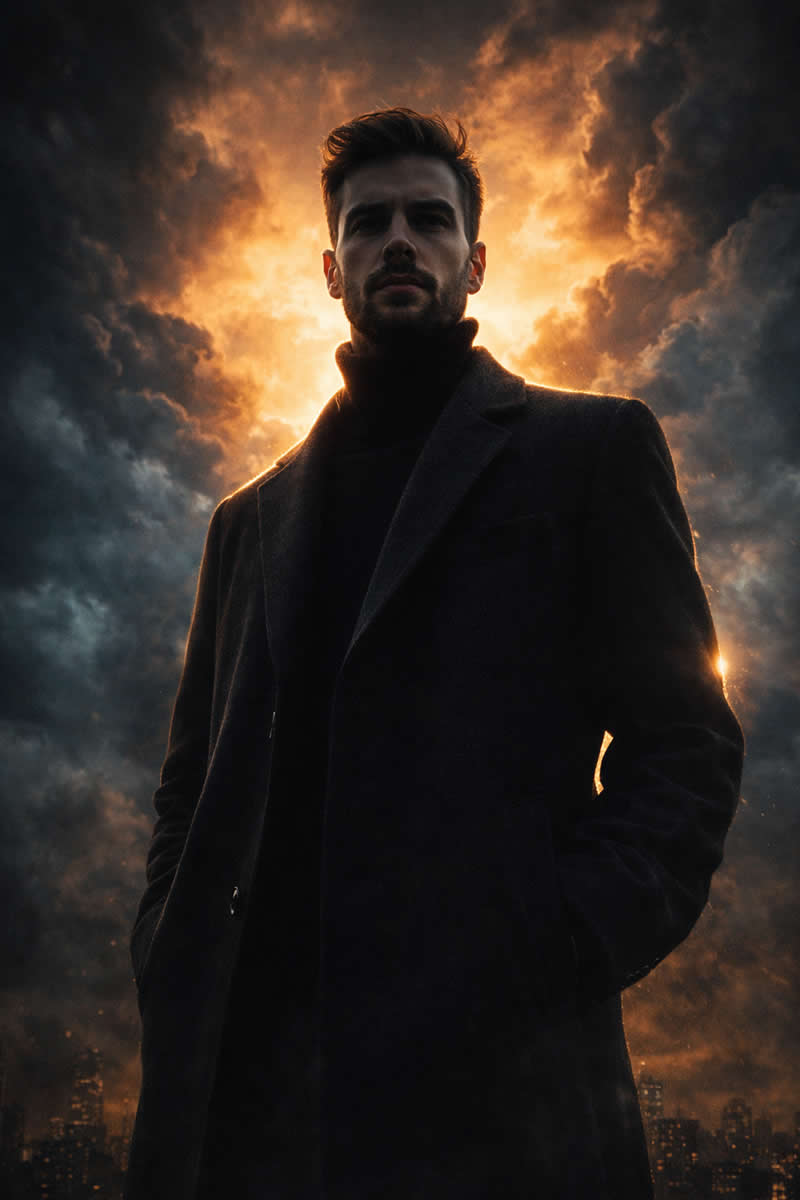 Google Gemini AI Prompts to Create Cinematic Male Model Portraits