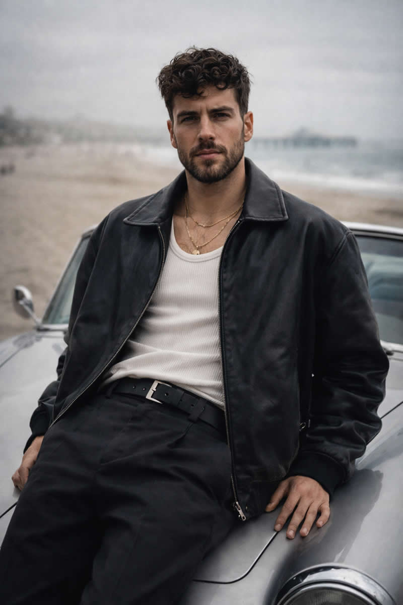 Google Gemini AI Prompts to Create Cinematic Male Model Portraits