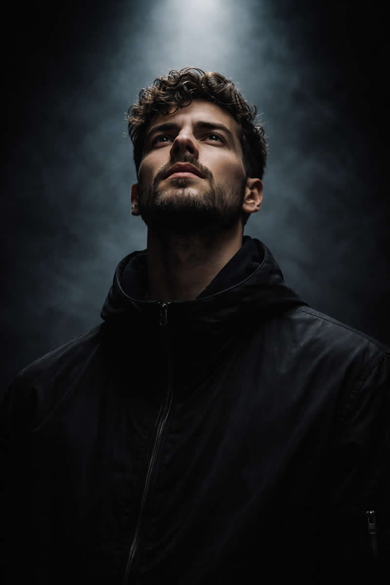 Google Gemini AI Prompts to Create Cinematic Male Model Portraits