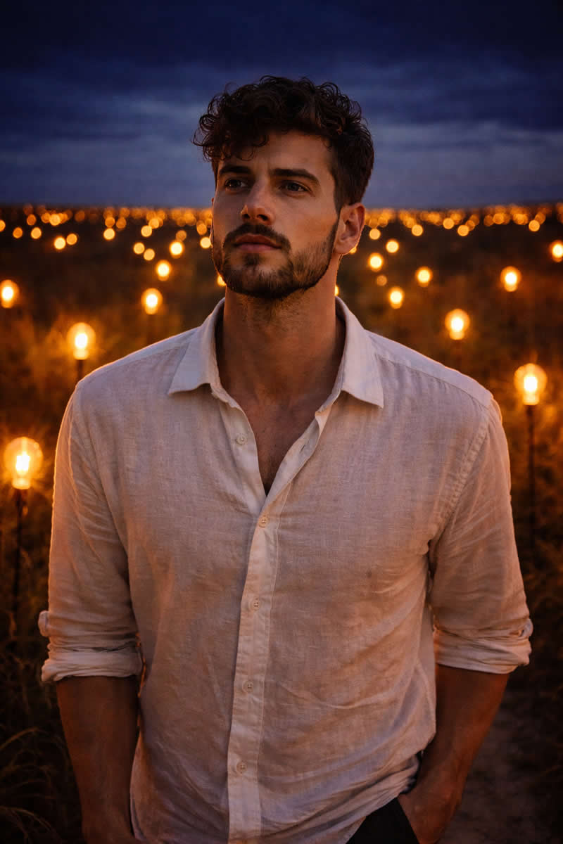 Google Gemini AI Prompts to Create Cinematic Male Model Portraits