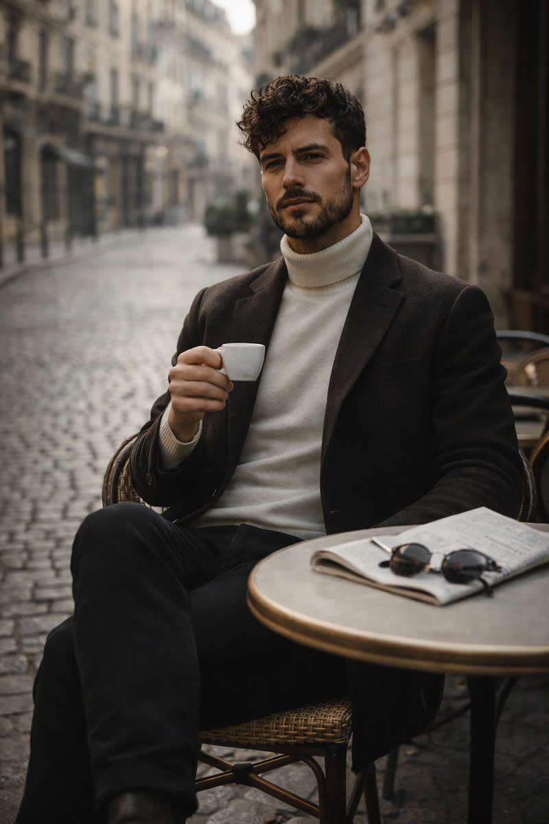 Google Gemini AI Prompts to Create Cinematic Male Model Portraits