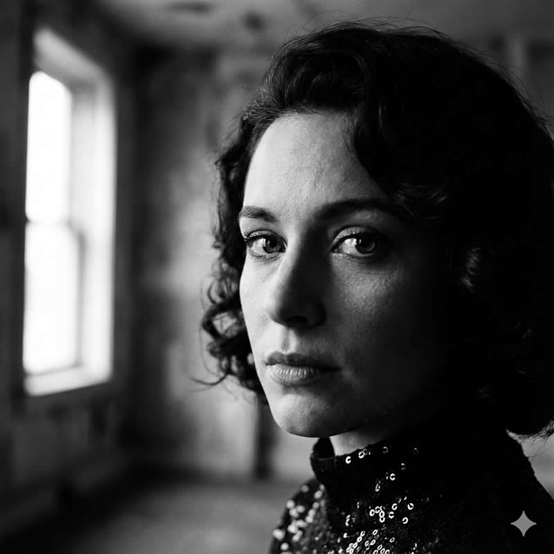 The Noir Starlet - Google Gemini AI Prompts to Create Stunning Black and White Fine Art Portraits