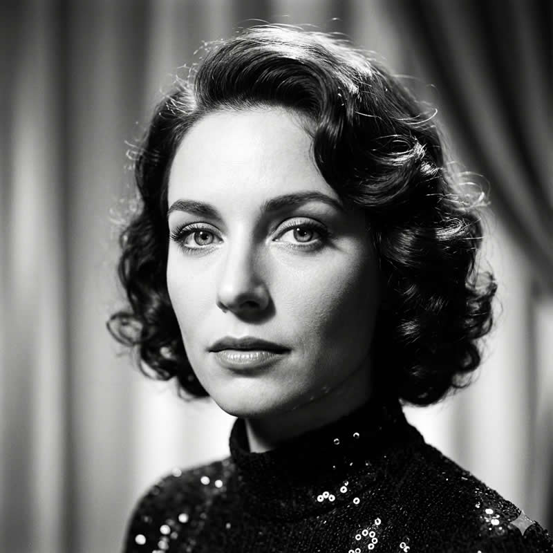 The Old Hollywood Close-Up - Google Gemini AI Prompts to Create Stunning Black and White Fine Art Portraits