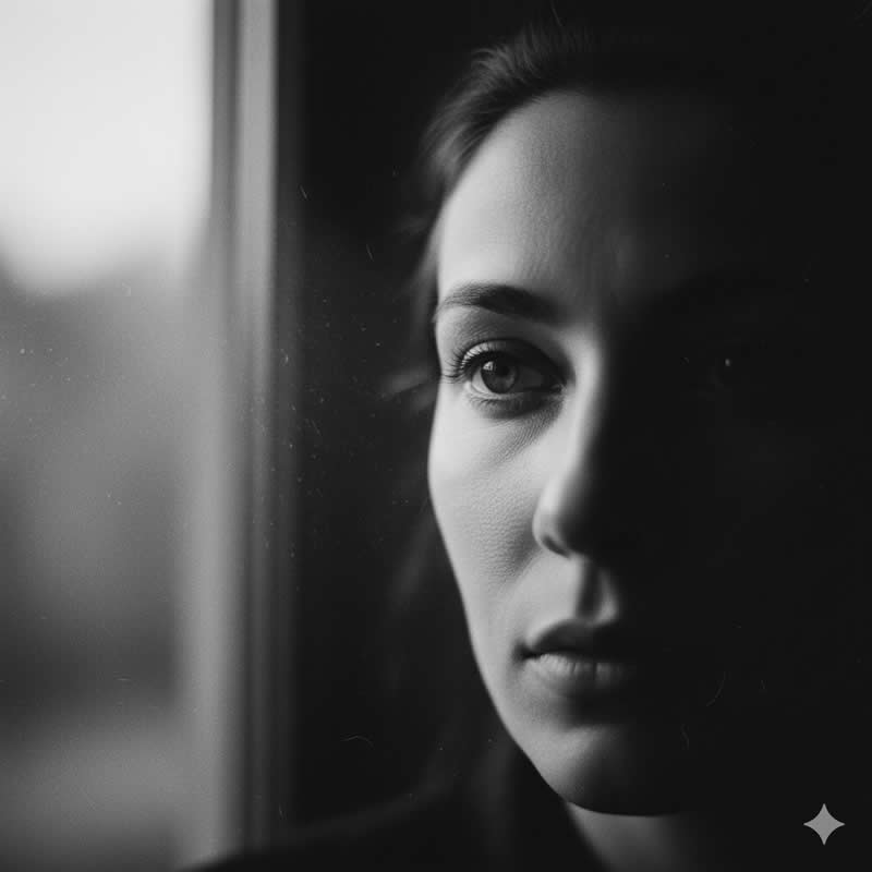 The Dusty Library Muse - Google Gemini AI Prompts to Create Stunning Black and White Fine Art Portraits