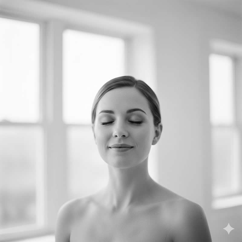 The Morning Light Minimalist - Google Gemini AI Prompts to Create Stunning Black and White Fine Art Portraits
