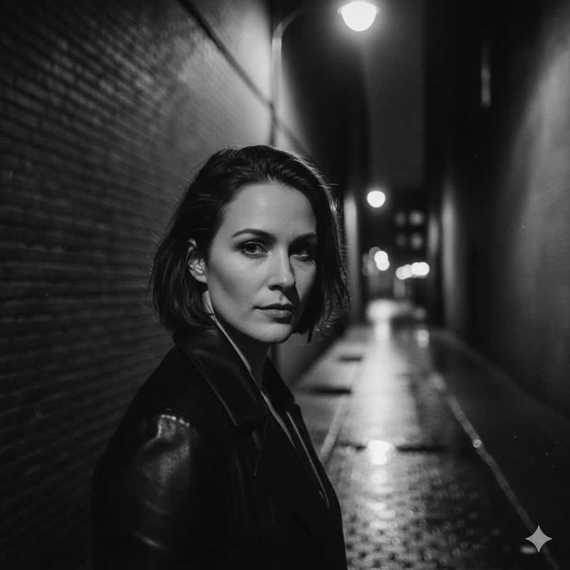 The Urban Noir - Google Gemini AI Prompts to Create Stunning Black and White Fine Art Portraits