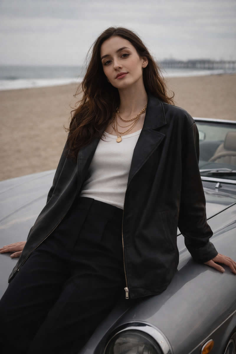 High-end Fashion Portrait of a Female - Cinematic Google Gemini AI Prompts for Stunning Female Model Portraits