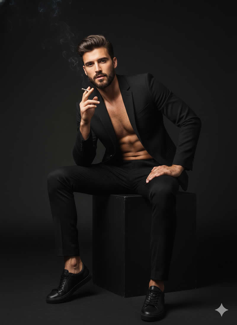 Google Gemini AI Prompts to Create Cinematic, Stylish Male Model Portraits