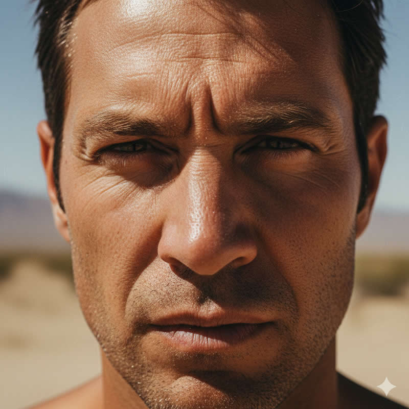 The Desert Wanderer - Google Gemini AI Prompts to Create Hollywood-Style Cinematic Portraits