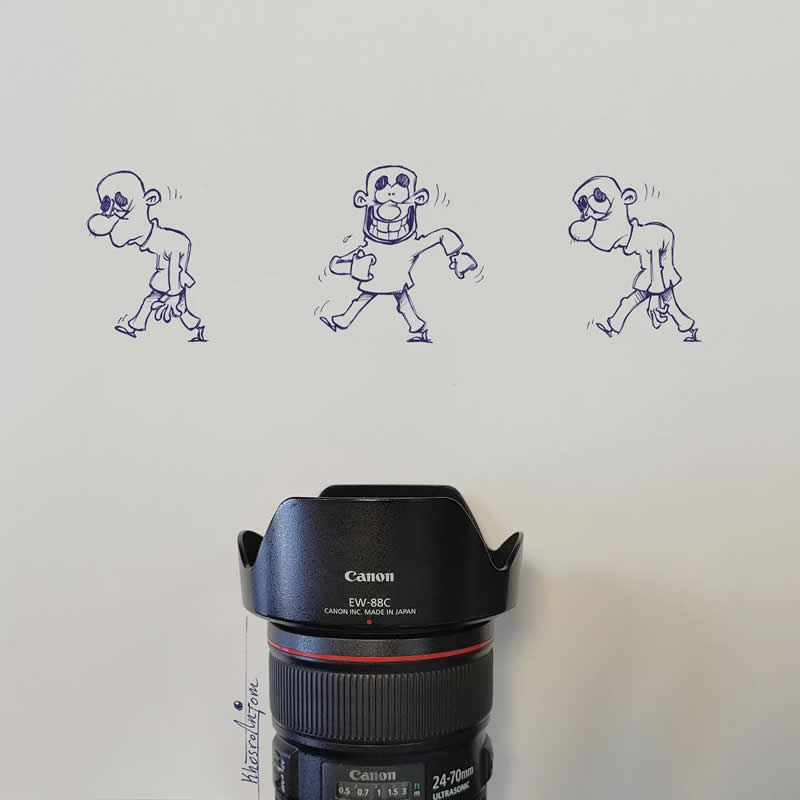 Hilarious Illustrations That Show How Majid Khosroanjom Transforms Real Objects Into Laughs