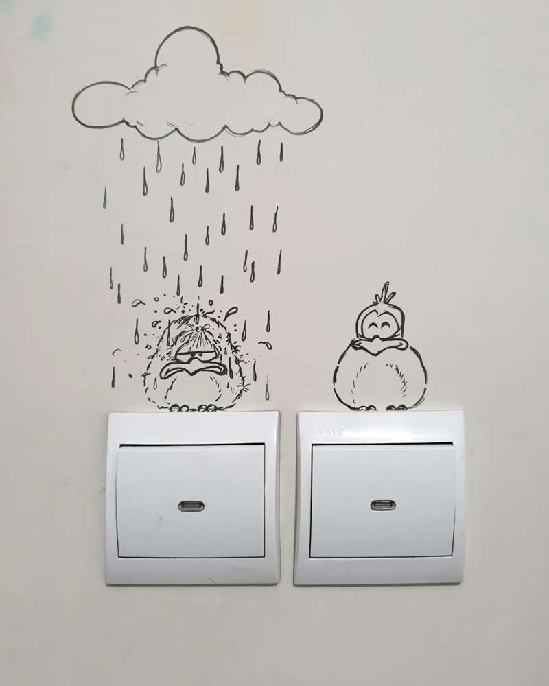 Hilarious Illustrations That Show How Majid Khosroanjom Transforms Real Objects Into Laughs