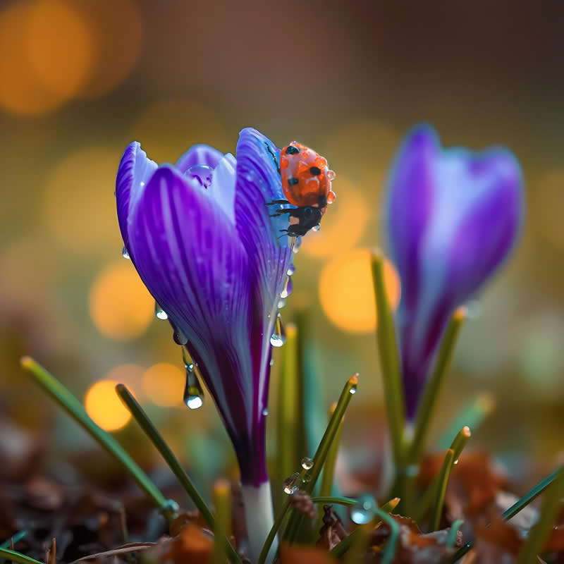 Macro Photography Of Lady Bugs by Maria Isaeva