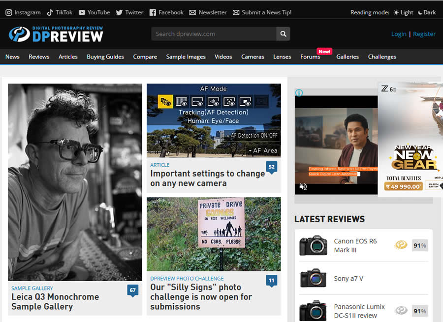 DPReview - Photography Blogs Every Photographer Should Follow in 2026
