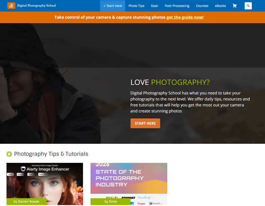Digital Photography School - Photography Blogs Every Photographer Should Follow in 2026