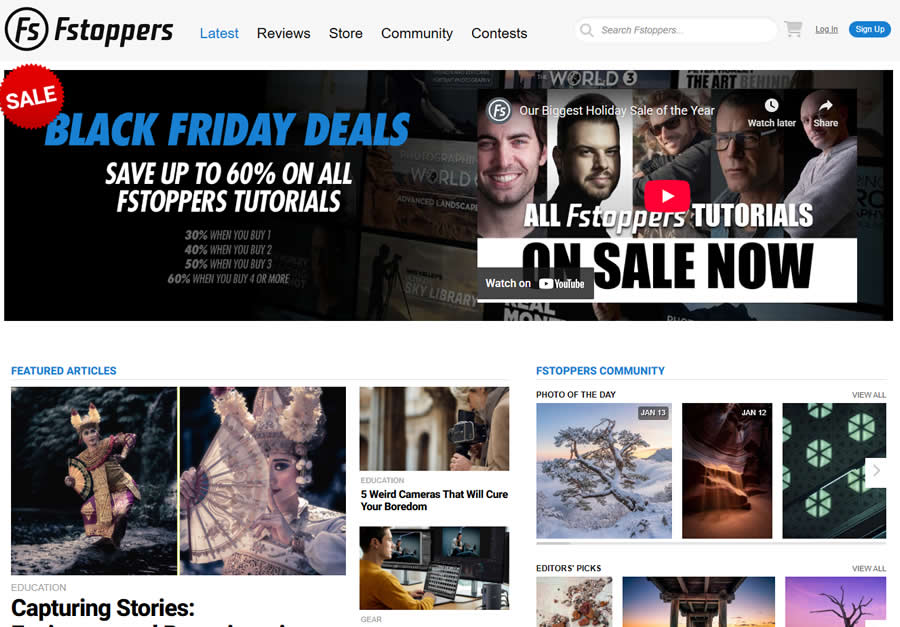 Fstoppers - Photography Blogs Every Photographer Should Follow in 2026