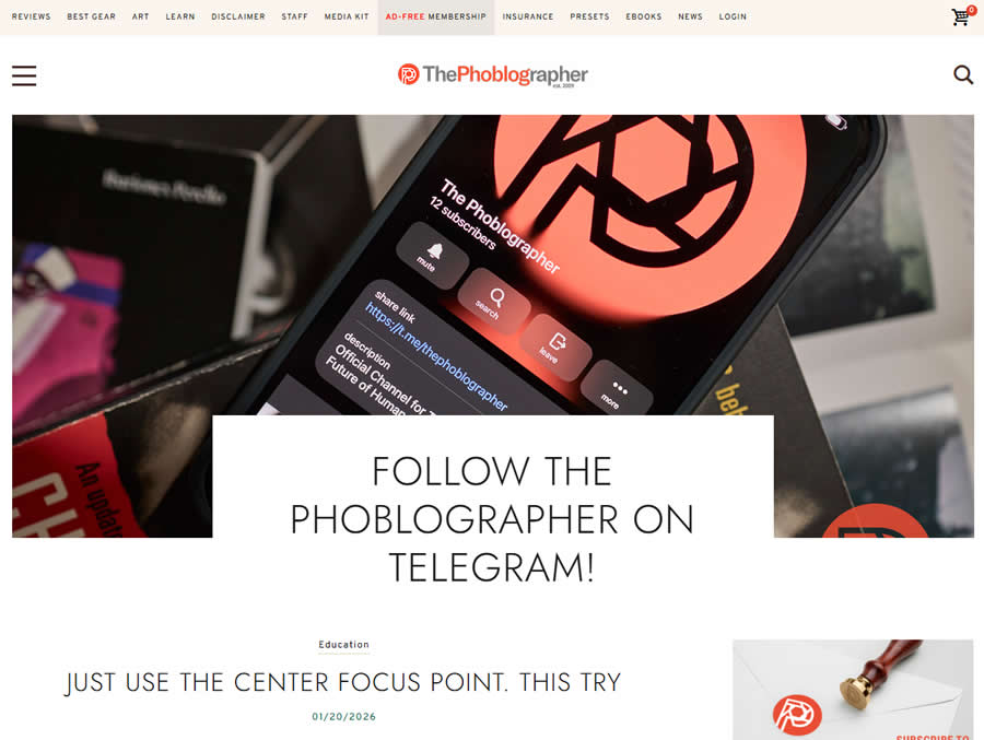 The Phoblographer - Photography Blogs Every Photographer Should Follow in 2026
