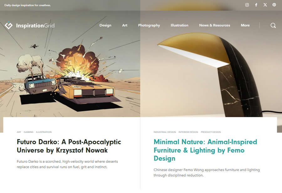 The Inspiration Grid - Photography Blogs Every Photographer Should Follow in 2026