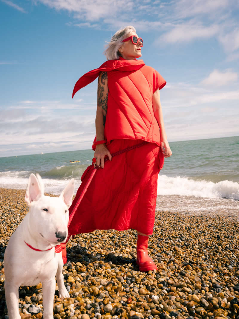 Emmanuelle and her dog Alix, at the Brighton beach by Rona Bar and Ofek Avshalom - Portrait of Britain Photo Contest 2025 Winners