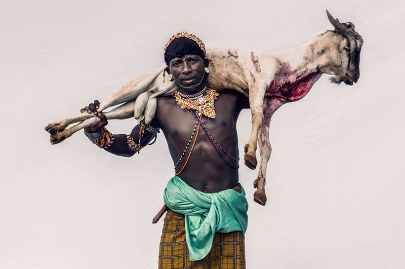 Portraits of Samburu Warriors of Kenya by Dirk Rees