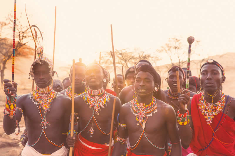 Portraits of Samburu Warriors of Kenya by Dirk Rees