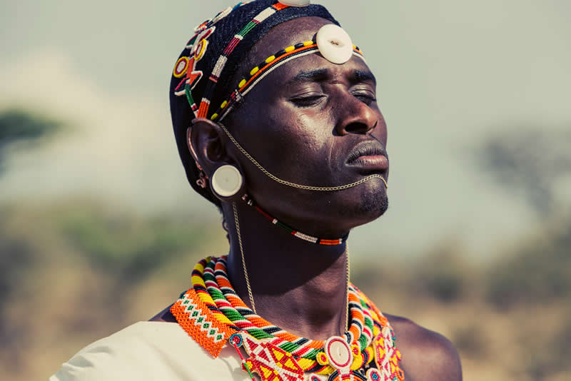 Portraits of Samburu Warriors of Kenya by Dirk Rees