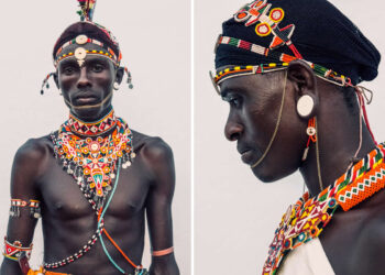 Portraits of Samburu Warriors of Kenya by Dirk Rees