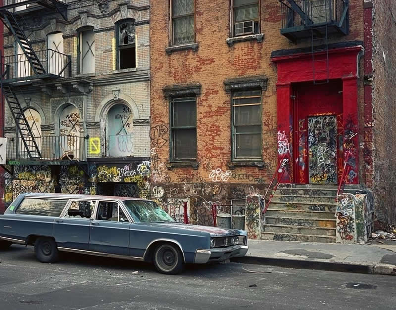 Henry Street (Manhattan), New York City (1980) - Rare Historical Photos In Color