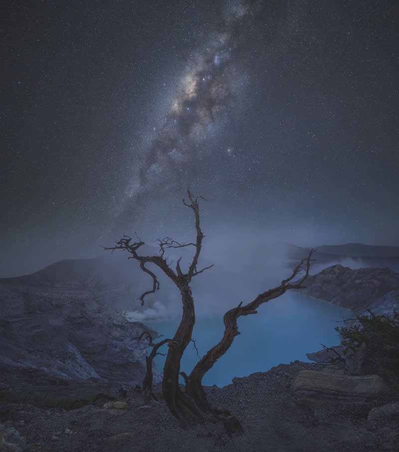 Milky Way over Mount Ijen by Yuri Vantowski - 2025 Refocus Photographer of the Year Awards Landscape Winners