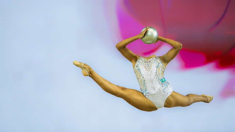 Gymnastics - Silver: Poise in motion by Arnab Sarkar - 2026 World Sports Photography Awards Winners