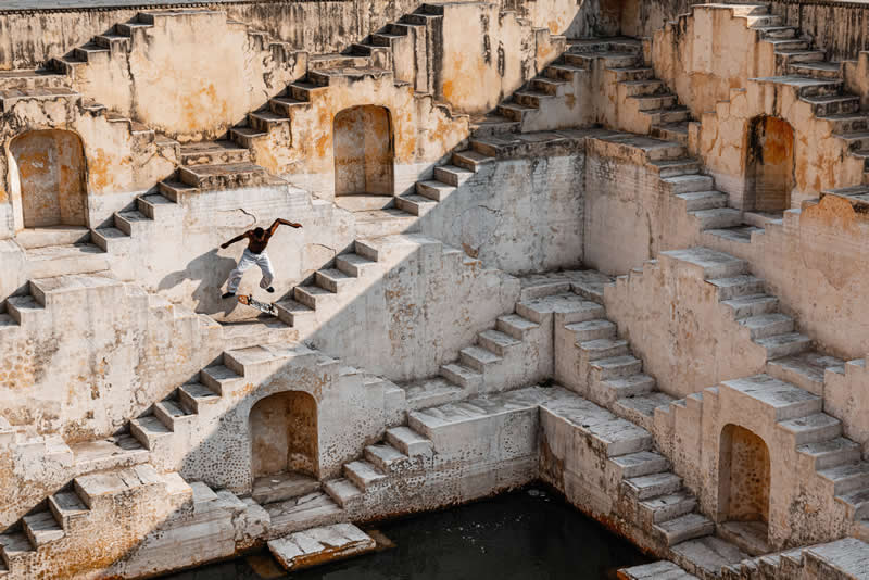 Urban & Extreme - Gold: Klickflippin' India by Martin Bissig - 2026 World Sports Photography Awards Winners