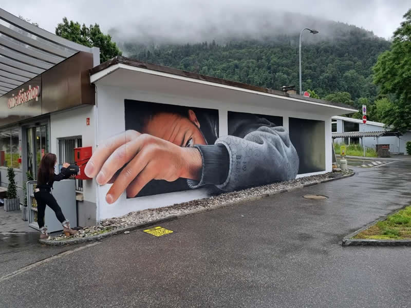 3D Street Art Murals by Cheone