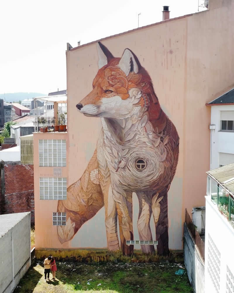 Street Art Wildlife Murals by Alegria del Prado