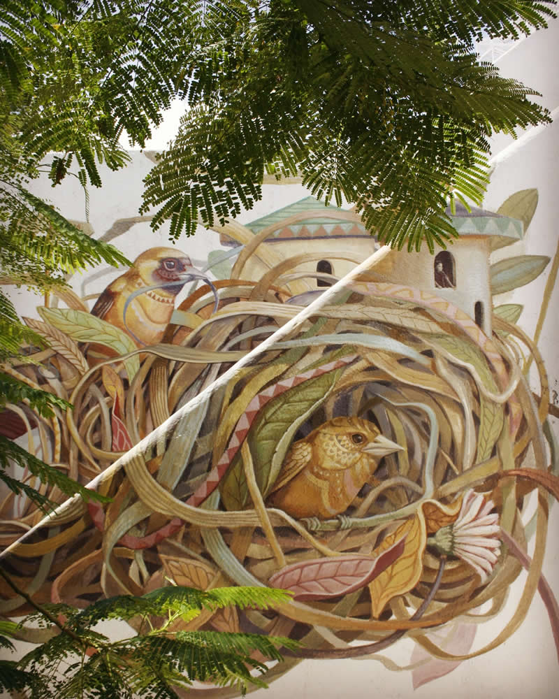 Street Art Wildlife Murals by Alegria del Prado