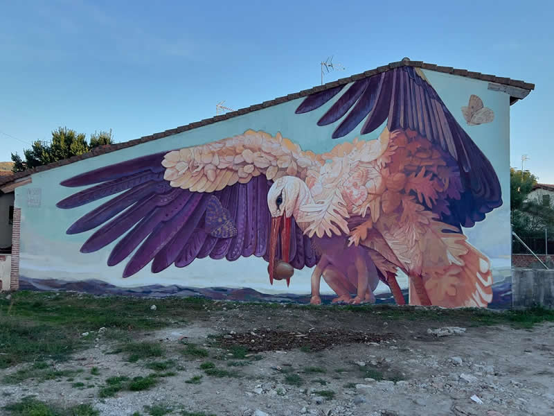 Street Art Wildlife Murals by Alegria del Prado