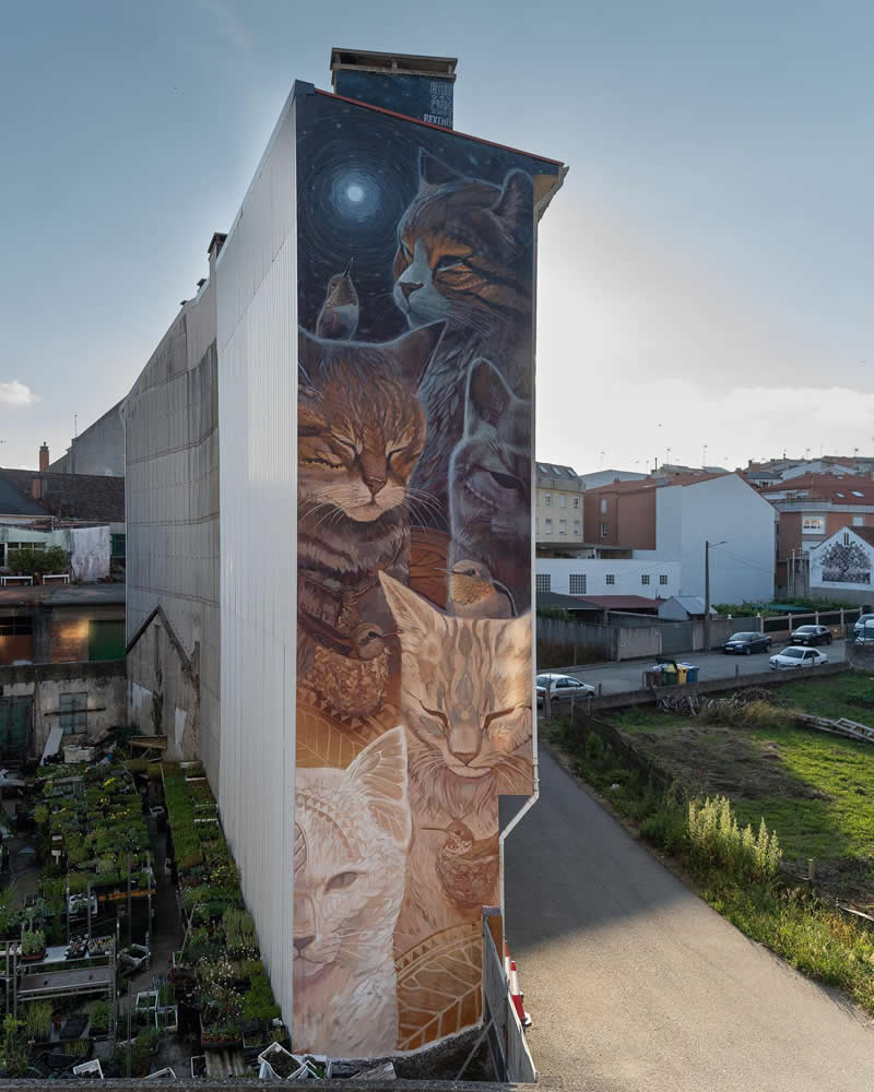 Street Art Wildlife Murals by Alegria del Prado