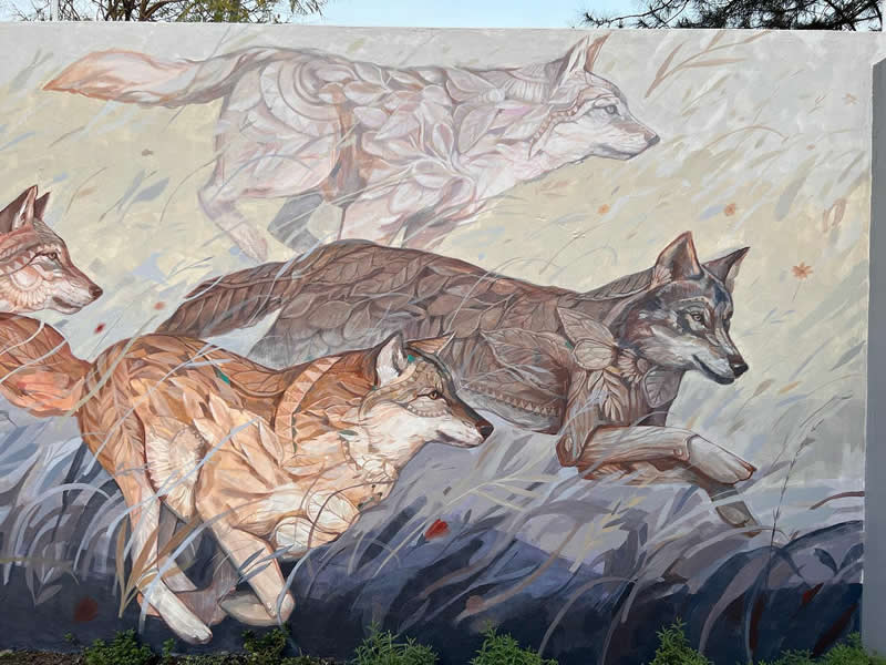 Street Art Wildlife Murals by Alegria del Prado