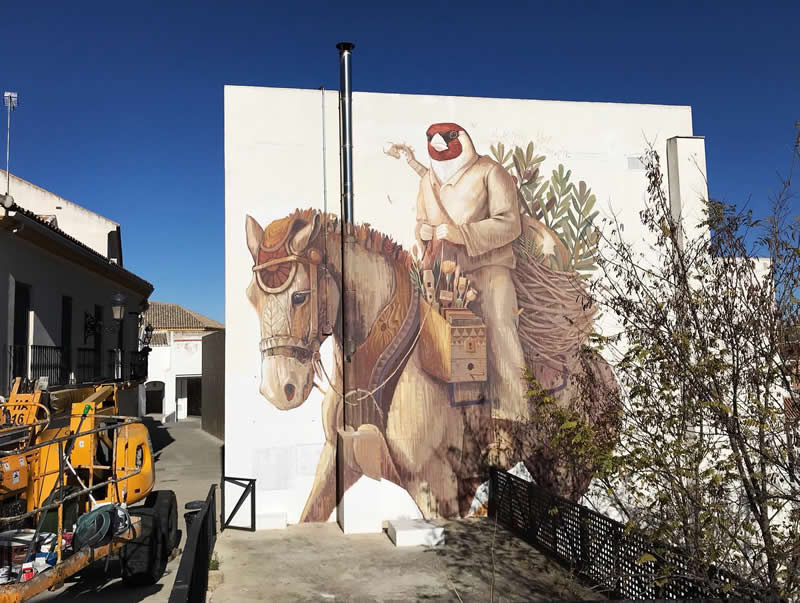 Street Art Wildlife Murals by Alegria del Prado