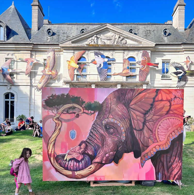 Street Art Wildlife Murals by Alegria del Prado