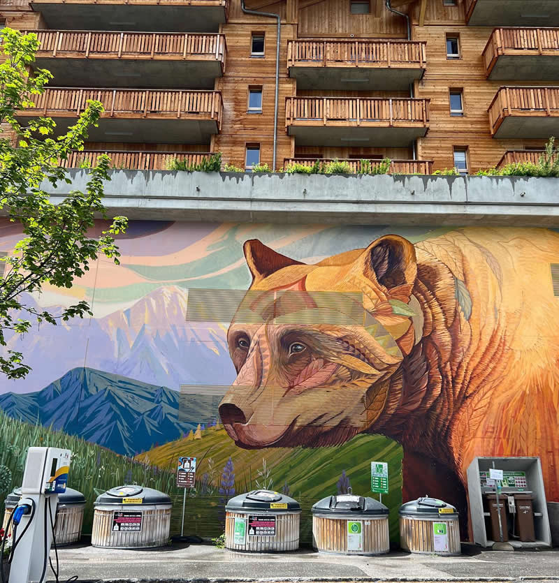 Street Art Wildlife Murals by Alegria del Prado