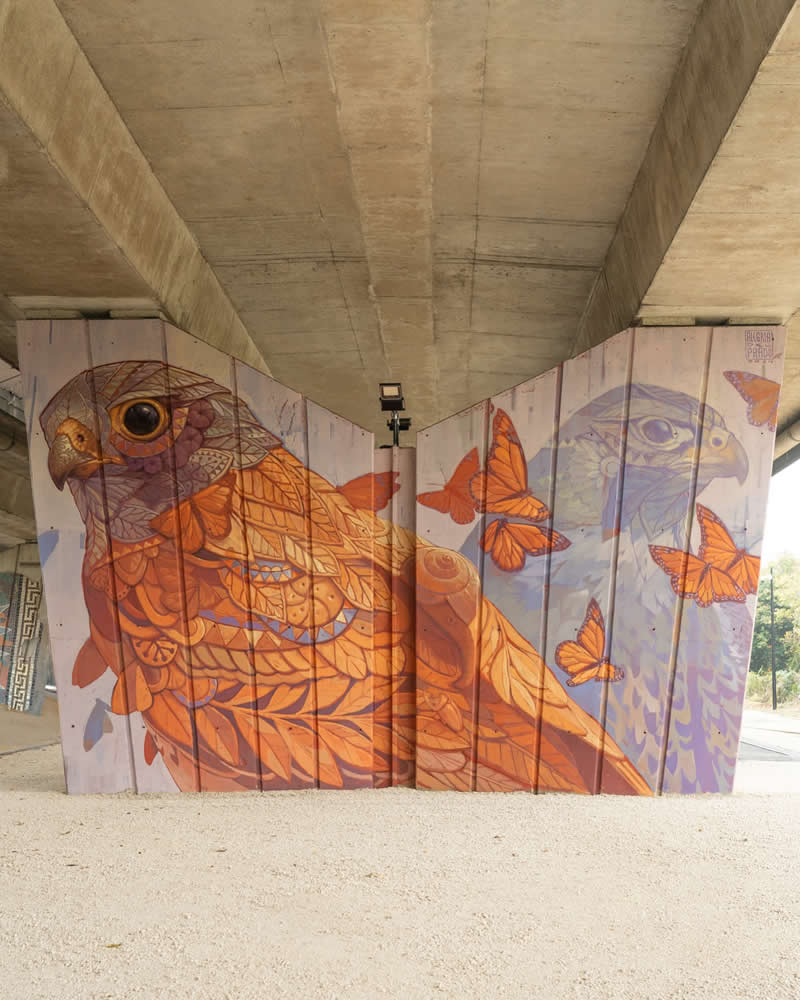 Street Art Wildlife Murals by Alegria del Prado