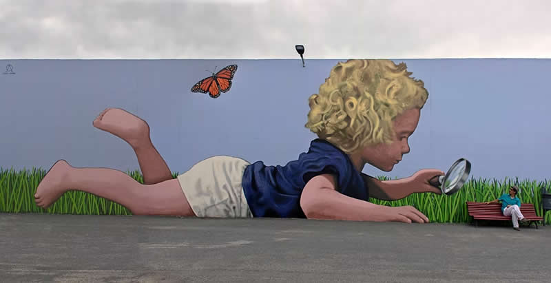 Rossell&oacute; - Big Wall Mural Paintings by Oriol Arumi