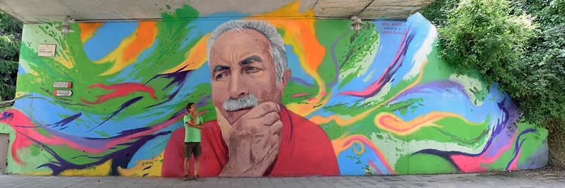 Ripoll - Big Wall Mural Paintings by Oriol Arumi