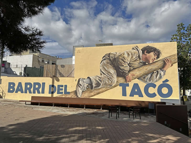 Mural made in Vilanova i la Geltr&uacute; - Big Wall Mural Paintings by Oriol Arumi